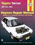 Toyota Tercel Repair Manual 1987 1994