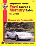 Ford Taurus & Mercury Sable Manual De Re