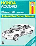 Honda Accord Repair Manual 1998 1999