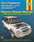 Ford Explorer Repair Manual 1991 2001 Includes Mazda Navajo & Mercury Mountaineer