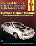 Haynes Manuals Gm Cadillac Deville 1992