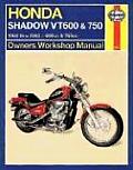 Haynes Honda Shadow Vt600 & 750 Owners Workshop Manual 1988 Thru 2003
