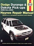 Dodge Durango & Dakota 2000 03 Repair Manual