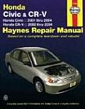 Honda Civic 2001 04 & Cr V 2002 2004