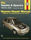 Kia Sephia & Spectra 1994 Thru 2004 1.6L & 1.8L Models