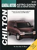 GM Astro Safari 1985 2005 Repair Manual