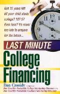 Last Minute College Financing Its Never