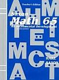 Math 65: An Incremental Development