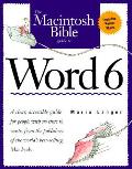 Macintosh Bible Guide To Word 6