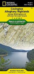 National Geographic Trails Illustrated Map||||Covington, Alleghany Highlands Map [George Washington and Jefferson National Forests]