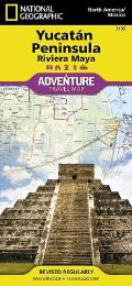National Geographic Adventure Map||||Yucatan Peninsula: Riviera Maya [Mexico]