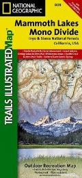 National Geographic Trails Illustrated Map||||Mammoth Lakes, Mono Divide Map [Inyo and Sierra National Forests]