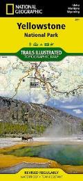 National Geographic Trails Illustrated Map||||Yellowstone National Park Map