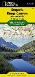 National Geographic Trails Illustrated Map||||Sequoia and Kings Canyon National Parks Map
