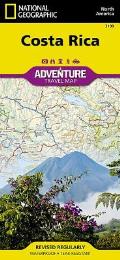 National Geographic Adventure Map||||Costa Rica Map
