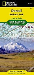 National Geographic Trails Illustrated Map||||Denali National Park and Preserve Map