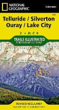 National Geographic Trails Illustrated Map||||Telluride, Silverton, Ouray, Lake City Map