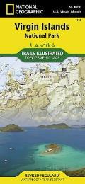 National Geographic Trails Illustrated Map||||Virgin Islands National Park Map
