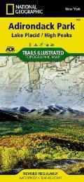 National Geographic Trails Illustrated Map||||Lake Placid, High Peaks: Adirondack Park Map