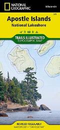 National Geographic Trails Illustrated Map||||Apostle Islands National Lakeshore Map