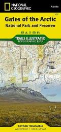 National Geographic Trails Illustrated Map||||Gates of the Arctic National Park and Preserve Map