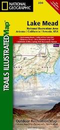 National Geographic Trails Illustrated Map||||Lake Mead National Recreation Area Map