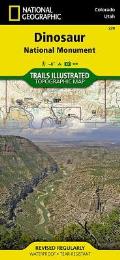 National Geographic Trails Illustrated Map||||Dinosaur National Monument Map