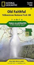 National Geographic Trails Illustrated Map||||Old Faithful: Yellowstone National Park SW Map