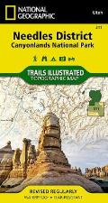 National Geographic Trails Illustrated Map||||Needles District: Canyonlands National Park Map