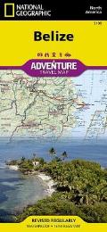 National Geographic Adventure Map||||Belize Map