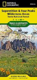 National Geographic Trails Illustrated Map||||Superstition and Four Peaks Wilderness Areas Map [Tonto National Forest]