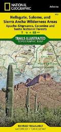 National Geographic Trails Illustrated Map||||Hellsgate, Salome, and Sierra Ancha Wilderness Areas Map [Apache-Sitgreaves, Coconino, and Tonto National Forests]