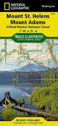 National Geographic Trails Illustrated Map||||Mount St. Helens, Mount Adams Map [Gifford Pinchot National Forest]