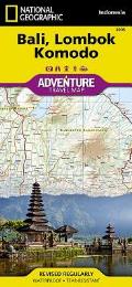 National Geographic Adventure Map||||Bali, Lombok, and Komodo Map [Indonesia]