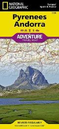 National Geographic Adventure Map||||Pyrenees and Andorra Map