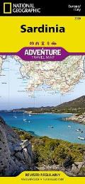 National Geographic Adventure Map||||Sardinia Map [Italy]