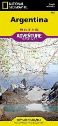 National Geographic Adventure Map||||Argentina Map