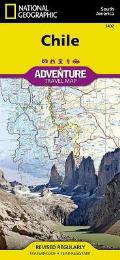 National Geographic Adventure Map||||Chile Map