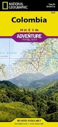 National Geographic Adventure Map||||Colombia Map