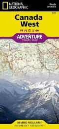 National Geographic Adventure Map||||Canada West Map