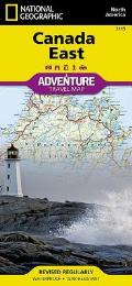 National Geographic Adventure Map||||Canada East Map
