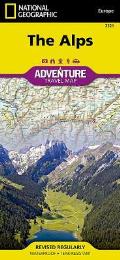 National Geographic Adventure Map||||Alps Map