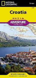 National Geographic Adventure Map||||Croatia Map
