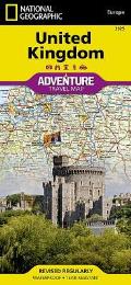 National Geographic Adventure Map||||United Kingdom Map