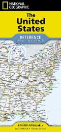 National Geographic Reference Map||||National Geographic United States Map (folded with flags and facts)