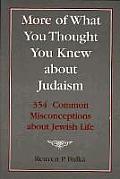 More of What You Thought You Knew about Judaism: 354 Common Misconceptions about Jewish Life