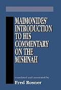 Maimonides Introduction To His Commentary