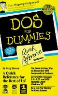 DOS For Dummies Quick Reference 2nd Edition