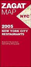 Zagat New York City Restaurant Map 2005