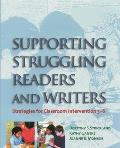 Supporting Struggling Readers & Writers Strategies for Classroom Intervention 3 6